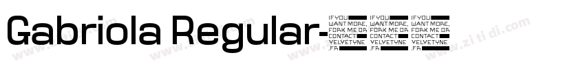 Gabriola Regular字体转换